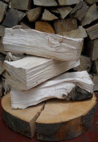 houtsblokken van 35 cm lang
